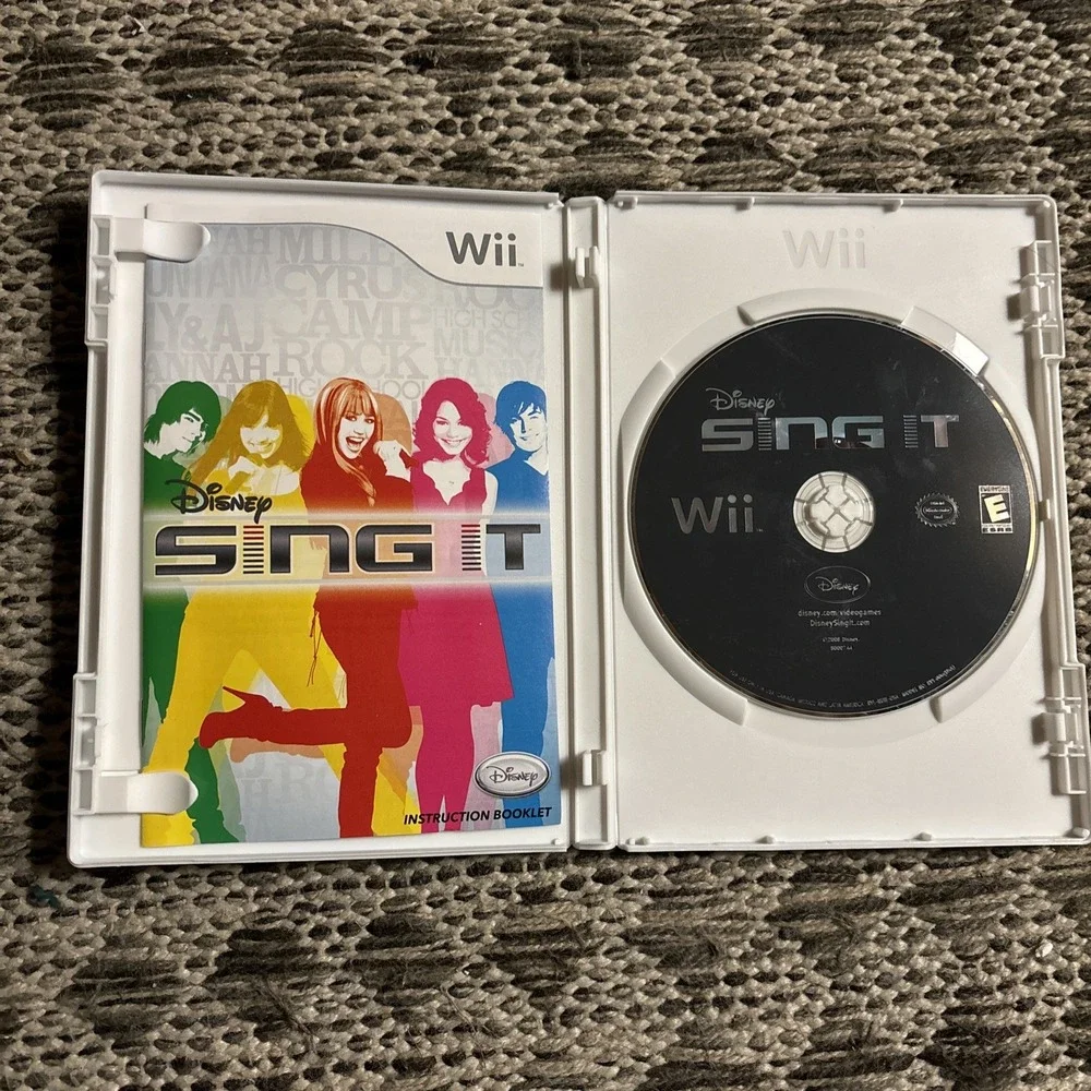 Disney Sing It Nintendo Wii Walt Disney Interactive Studios Zoe Mode Binks GUC